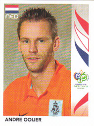 Andre Ooijer Netherlands samolepka Panini World Cup 2006 #232